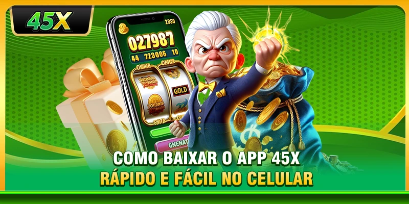Como baixar o app 45X rápido e fácil no celular