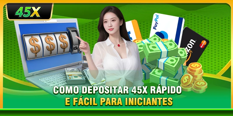 Como depositar 45X rápido e fácil para iniciantes