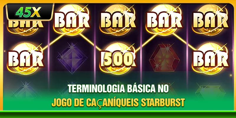 Terminologia básica no jogo de caça-níqueis Starburst